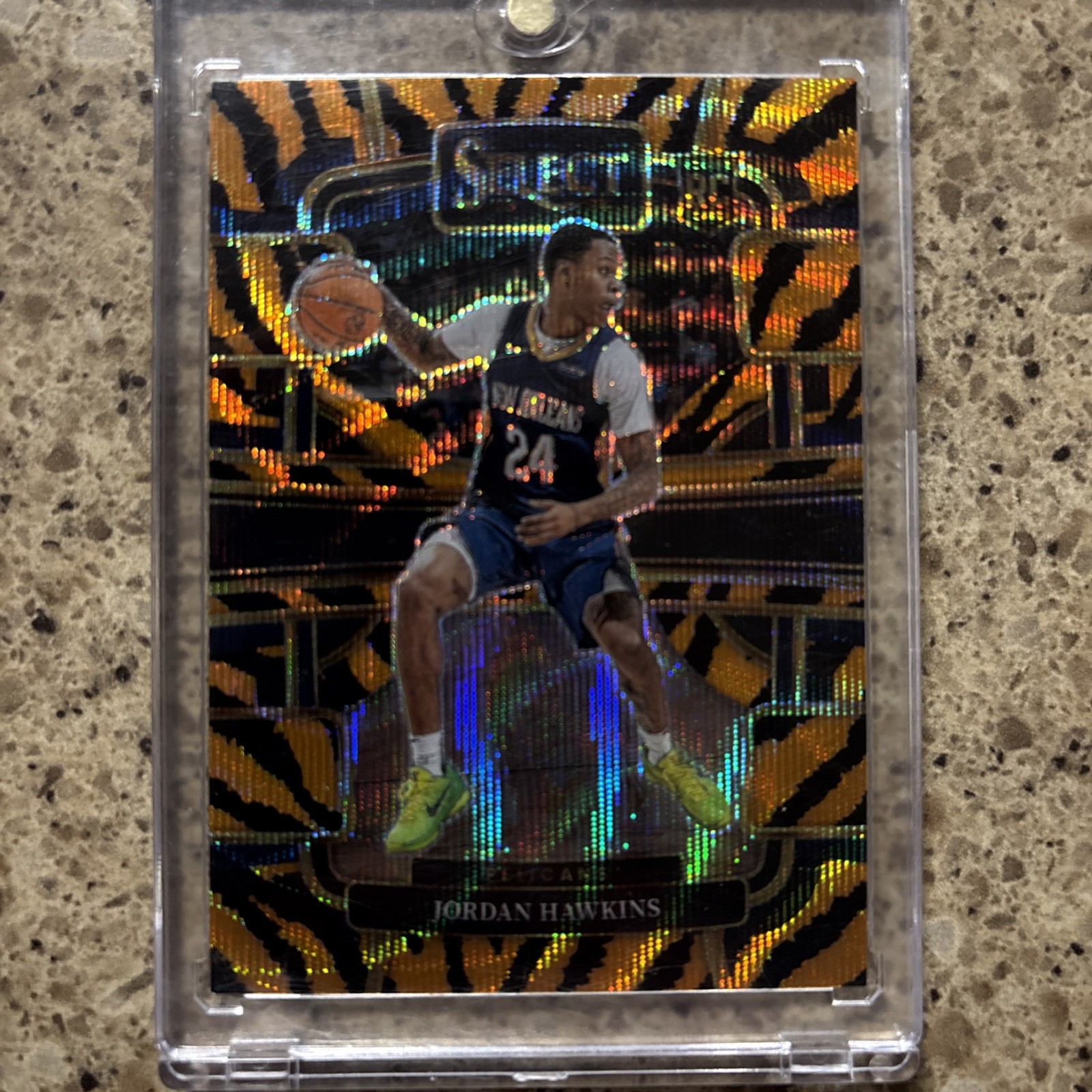 SSP Rookie 2023-24 Select  Jordan Hawkins #72 Tiger Stripes Prizm (RC)