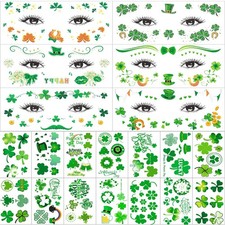 21 Sheets Glitter St One Size, 21 Patrick's Day Tattoos