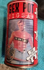 1997 Sex Pot Jigsaw Puzzle Can 500 Piece Never Opened Gag Gift Adults Only 