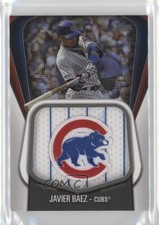 2020 Topps Jumbo Jersey Sleeve Patch Javier Baez #JJSP-JB Jumbo Patch 08b6