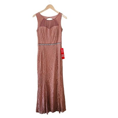 EnFocus Studio Lace Sleeveless Sheath Maxi Dress Size 6 NWT