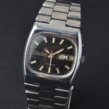 SLAVA TANK  Automatic USSR Day/Date Watch. Serviced. Vintage Soviet
