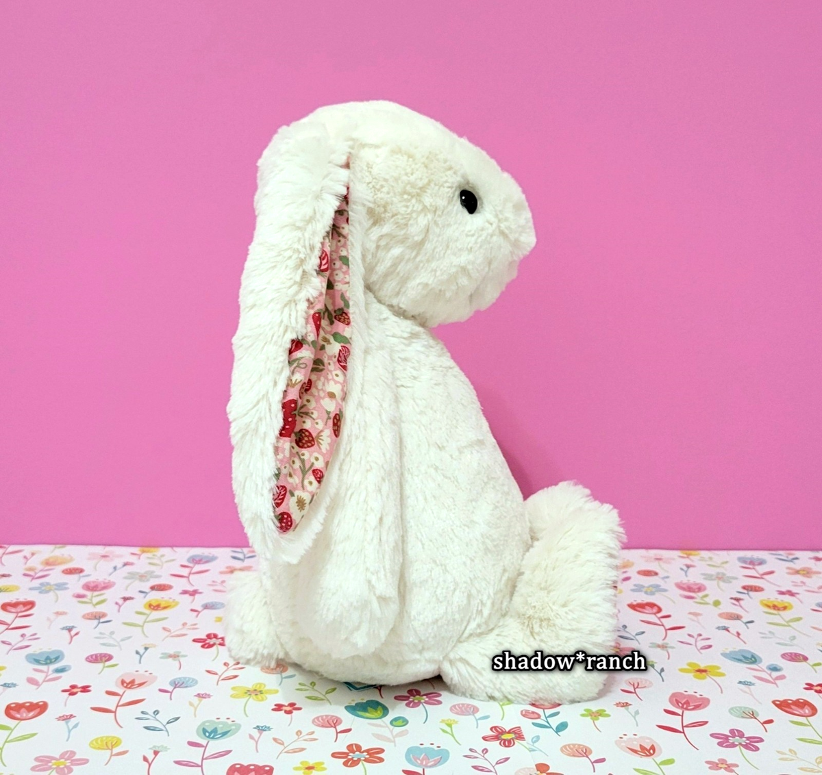  Blossom Cream Bunny Berry ぬいぐるみ Blossom Cream Bunny 'Berry' with Personalized Cream Jumper