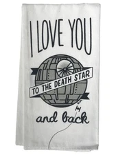 Star Wars Death Star & Back Kitchen Towel Set - 2 Dish Towels