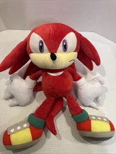 Sonic the Hedgehog Knuckles Plush Backpack size 18cm SEGA Hobby game Sanei Boeki
