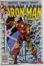 Iron Man #165 Marvel Comics 1982 Newsstand Edition F+ Sleeve & Board