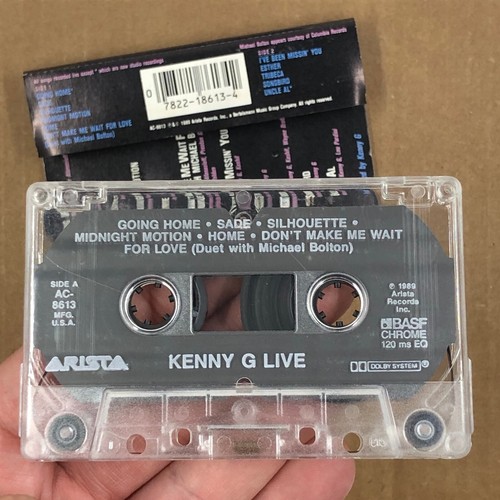 Kenny G Live Kassettenband 1989 Jazz zeitgenössisch selten - Bild 2 von 5