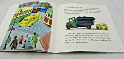vtg THE TAXI THAT HURRIED Disneyland Little Golden Book & Record 214 Disney read - Picture 4 of 4