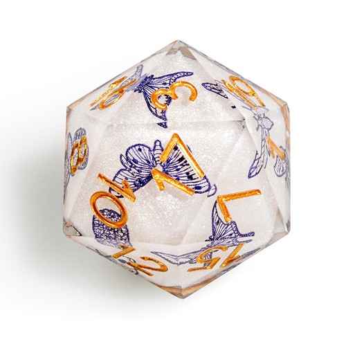 Poly Dice Set - Resin (Select Colour) D6 D20 / RPG D&D Dungeons and Dragons DND - Picture 10 of 34
