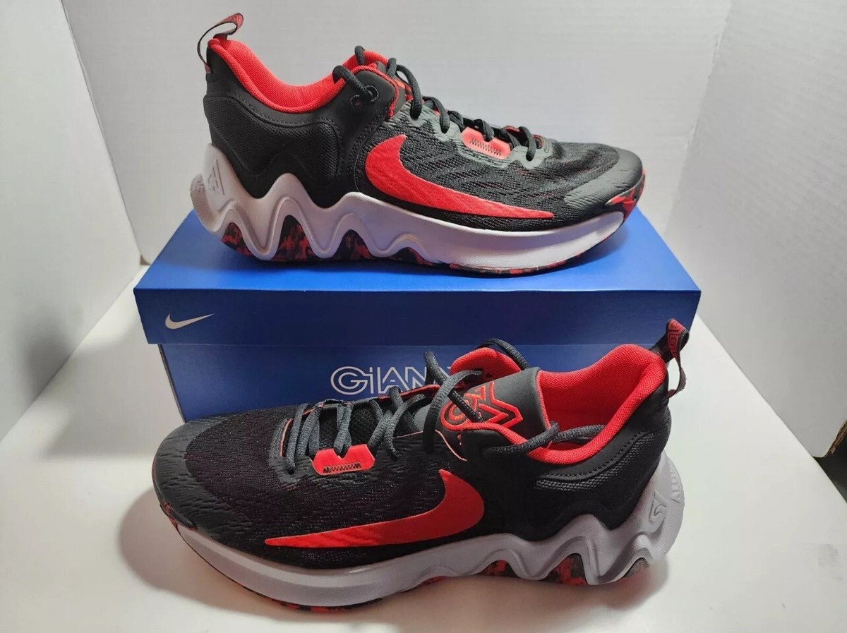 Nike Giannis Immortality 2 Black/Red Men's Sneakers Shoes