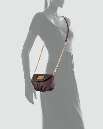 MARC by Marc Jacobs Electro Q KARLIE Crossbody Bag NWT leather CYLINDER GREY - Picture 7 of 7