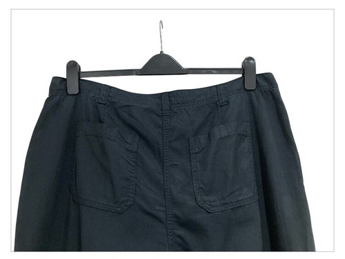 George Casual Trousers Size 18 Utility Pockets Black Plus Size Lightweight - Picture 5 of 7