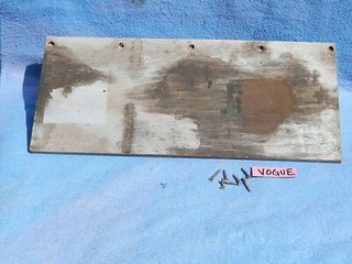 1939 Seeburg Symphonola Vogue Cabinet Lower Back Door Amplifier Vent Hood