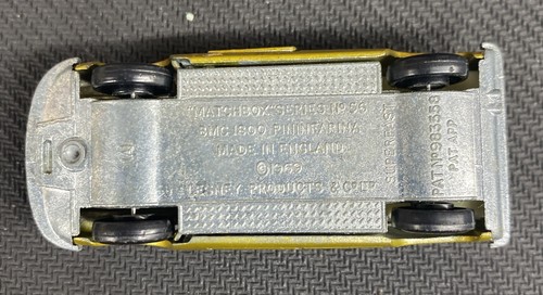 Matchbox Series No 56 BMC 1800 Rininfarina Made in England 1969 Lesney Products - Picture 7 of 7