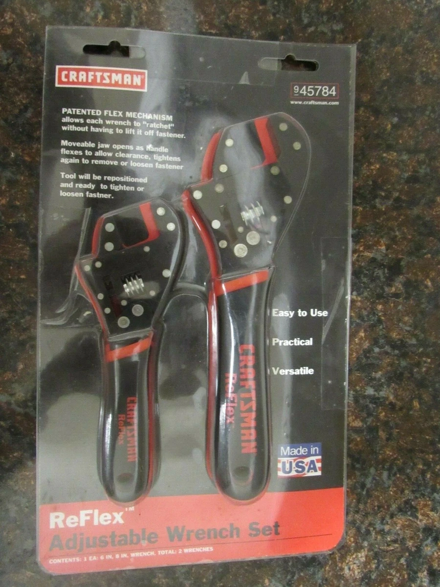 Craftsman ReFlex Adjustable Wrench Set 6 8