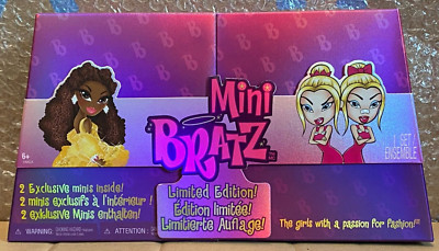 New Mini Bratz Limited Edition 2 Pack Holiday Felicia & Tweevils in Display Toy