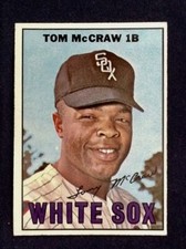 1967 #29 Tommy McCraw Chicago White Sox Topps  Free Shipping VG-EX 