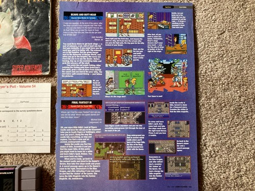 Final Fantasy III 3 (Super Nintendo SNES) Complete CIB + Ad - Picture 2 of 11
