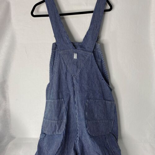 Blue & White Stripe Cotton Overalls KEY "Imperial Aristocrat of Overalls" Indus - Picture 7 of 14
