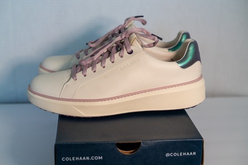 New Cole Haan Women's GrandPro Topspin Golf Shoes sz 10 Ivory Waterproof W29612 - Picture 7 of 12