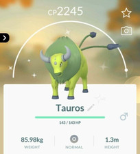 - Shiny Tauros - P T C - 80k Stardust - Descrizione
