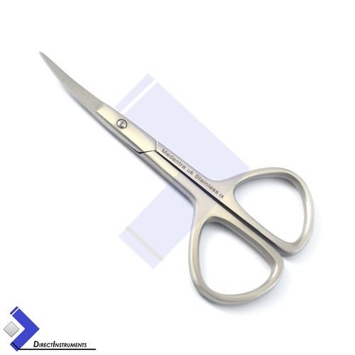 Cuticle Beauty Small Scissor Curved Manicure Toe Nail Scissors Nail Art Shears - Picture 2 of 2