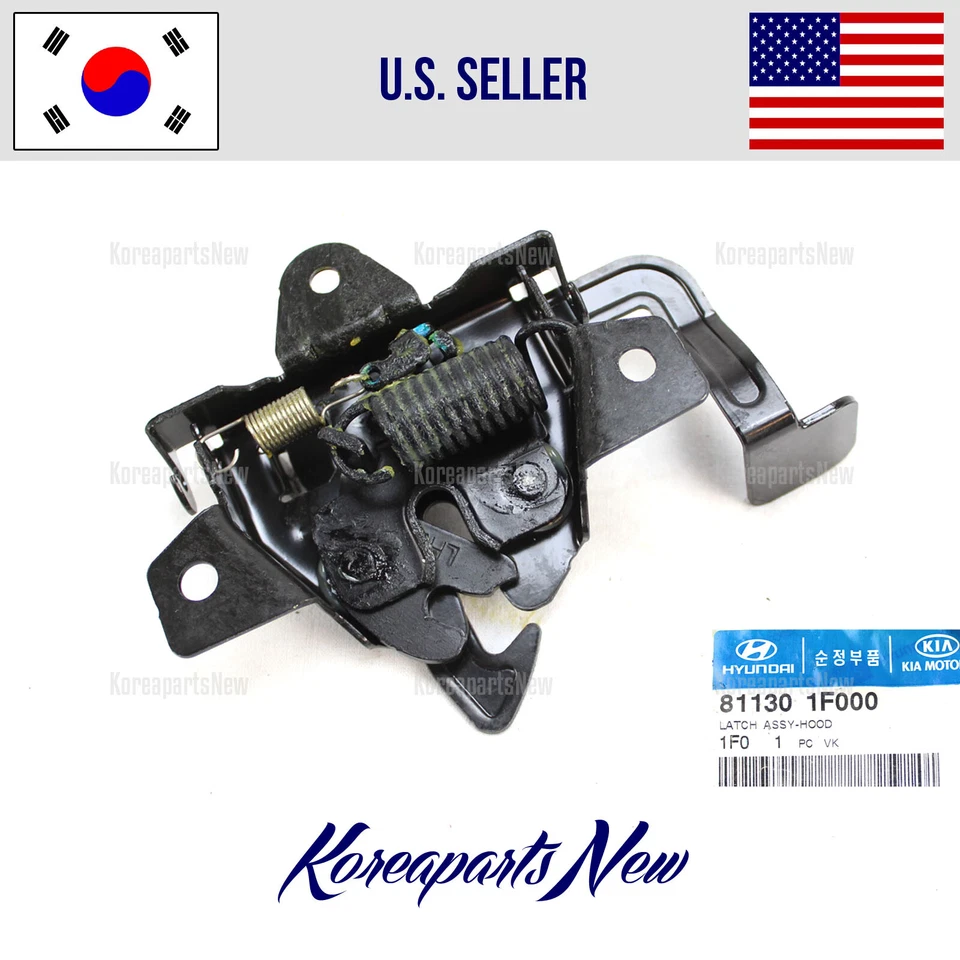 Cierre capó 811301F000 ⭐GENUINO⭐ se adapta a Kia Sportage 2006-2009 Foto 3 de 4