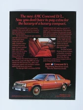 1978 AMC Concord DL Vintage Original Print Ad 8.5 x 11"