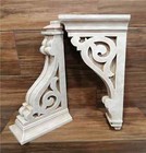 Hand Carved Solid Hardwood Applique/Onlay Rosette