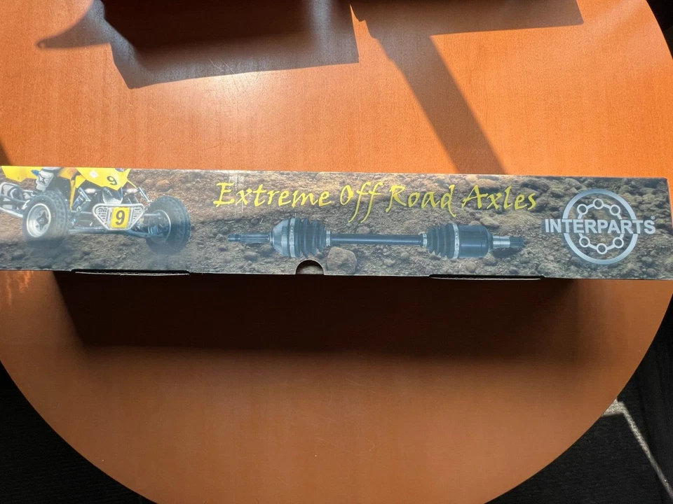 INTERPARTS COMPLETE LEFT OR RIGHT FRONT AXLE FOR YAMAHA BIG BEAR ATV-YA-8-310 - Image 2 of 3