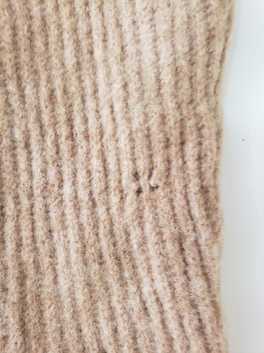 Madewell Womens Tan Merino Wool V-Neck Ribbed Sweater Size S - Picture 10 of 11