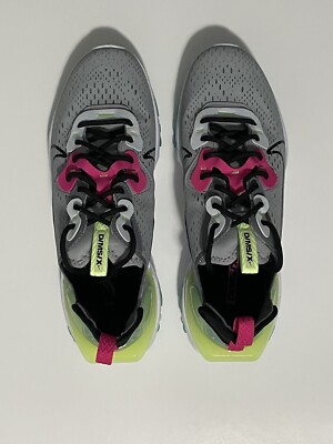 pink and grey nike react