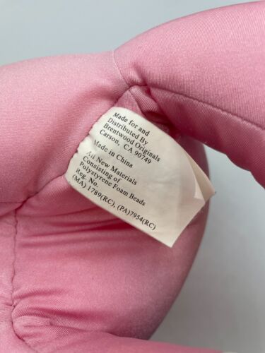 Brentwood Moshi Light Pink PIG Microbead 14" Plush Black Eyes Squishy 15012 HY39 - Picture 9 of 11