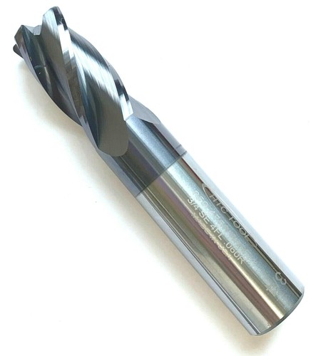 3/4" 4 FLUTE CARBIDE END MILL W/ .060" CORNER RADIUS ALTIN COAT HTC360-4750-062R - 第 1/10 張圖片