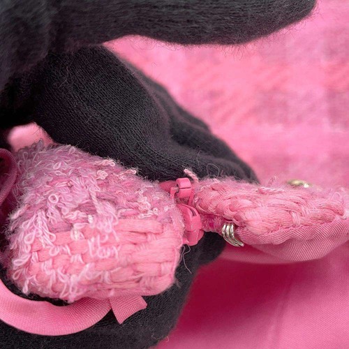 CHANEL Tweed Skirt Size 36 Cotton73%/Polyester23%/Polyamide4% Pink P76729 - Picture 6 of 11