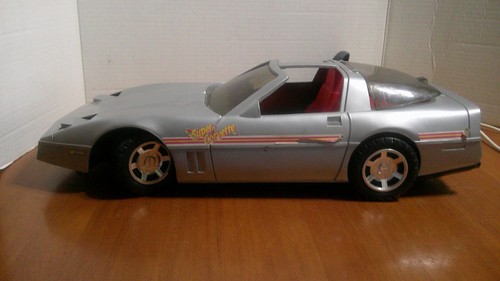 M-Vintage 1985 Super Corvette Silver Wired Controlled By Playmates, Fits Barbie - Picture 6 of 10
