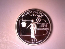 1999 S 25C PENNSYLVANIA Proof 50 States Quarter **FREE SHIPPING**