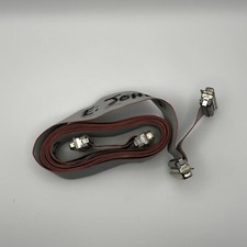 25 Pin DB25 Ribbon Cable with Male and Female Connectors on Each End 8 ft 