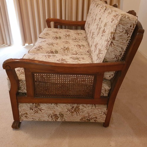 Jacobean 3 piece Lounge Suite Setting and matching Sideboard - Picture 2 of 4