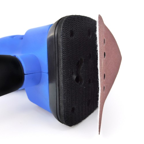 Electric Random Orbit Mouse Corded Sander with Soft Grip Handle & Sanding Pads - Picture 4 of 15