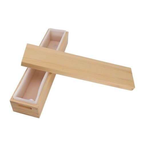 2200Ml Silicone +Lid Wooden Box Silicone Cake Mold Silicone Handmade HG - Picture 9 of 22