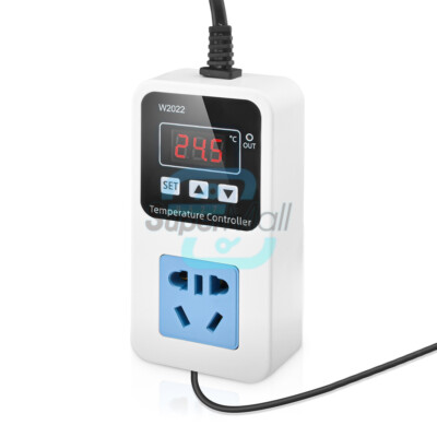 W2022 Temperature Control Digital Timer Thermostat Temperature Controller Socket