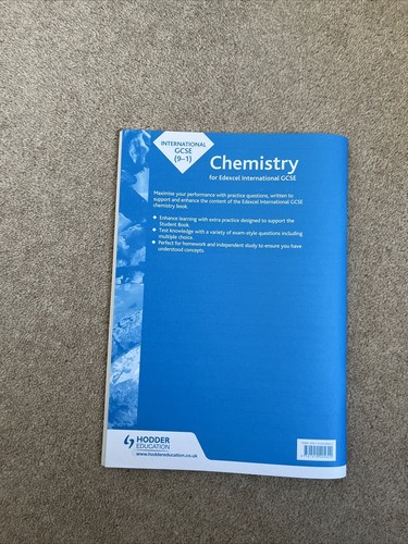 Edexcel International GCSE Chemistry Workbook by Robert Wensley (Paperback,... - 第 3/3 張圖片