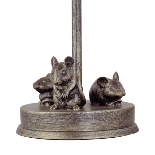 Antigua lámpara de mesa de ratón luz de noche retro animal luz de dormitorio - Imagen 3 de 8