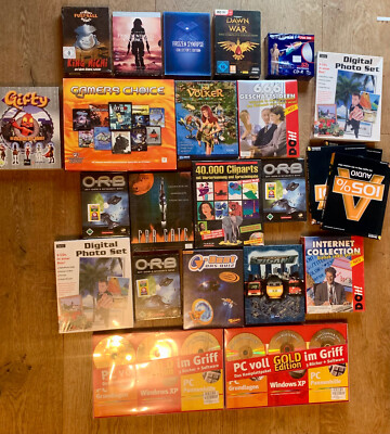 PC Big Box Games/Programs Collection Bundle Some NEW