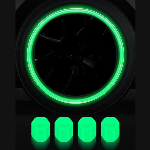 Universal Fluorescent Car Tire Valve Caps 4PCS 2022 P6Y4 - Picture 6 of 12