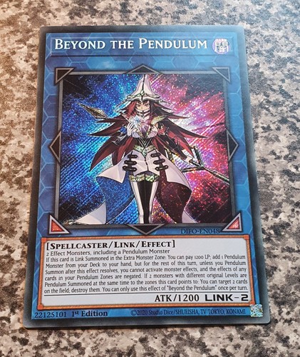 Yugioh DIFO-EN048 Beyond the Pendulum Secret Rare 1st Edition MINT - Bild 4 von 8