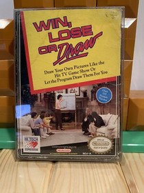 Win, Lose Or Draw NES 1990 Nintendo Game CIB FAST FREE Shipping Tested