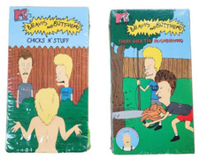 Beavis and Butt-Head VHS Lot (2) MTV CHICKS N STUFF-There Goes The Neighborhood