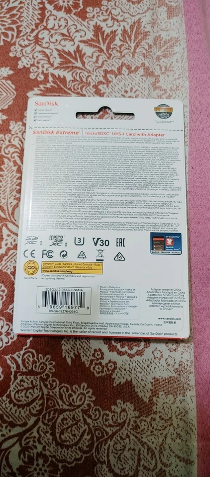 SanDisk 64GB microSDXC Extreme 160MB/s A2 4K U3 V30 Same Day Ship Read Desc - Image 2 of 3